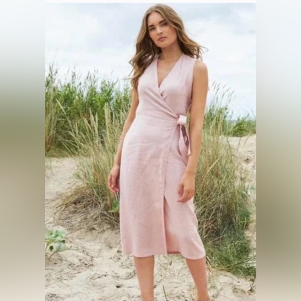 Everlane wrap dress